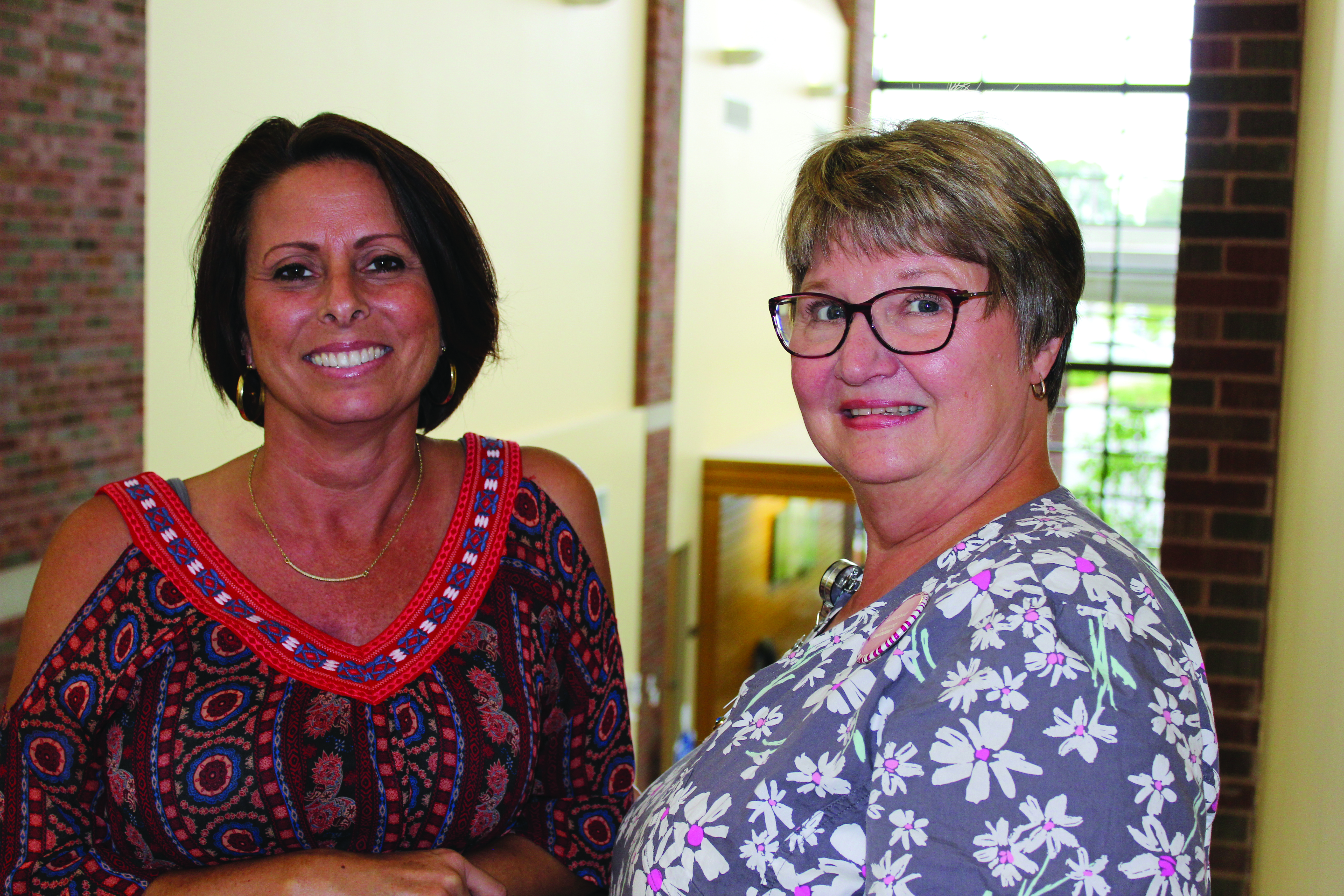 Breast Cancer Patient Pam Crow and Breast Cancer Navigator Sheila Hermesmeyer