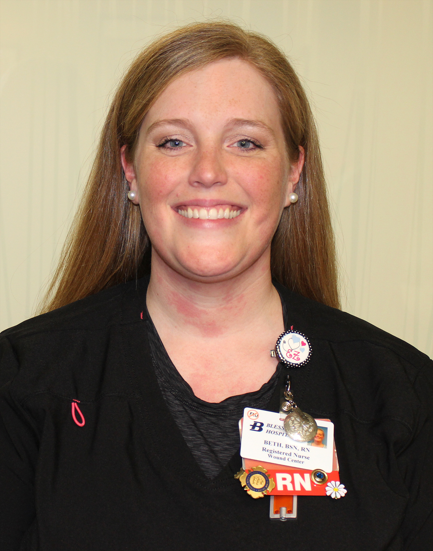 Beth Zanger RN 27th Blessing Hospital DAISY Award winner