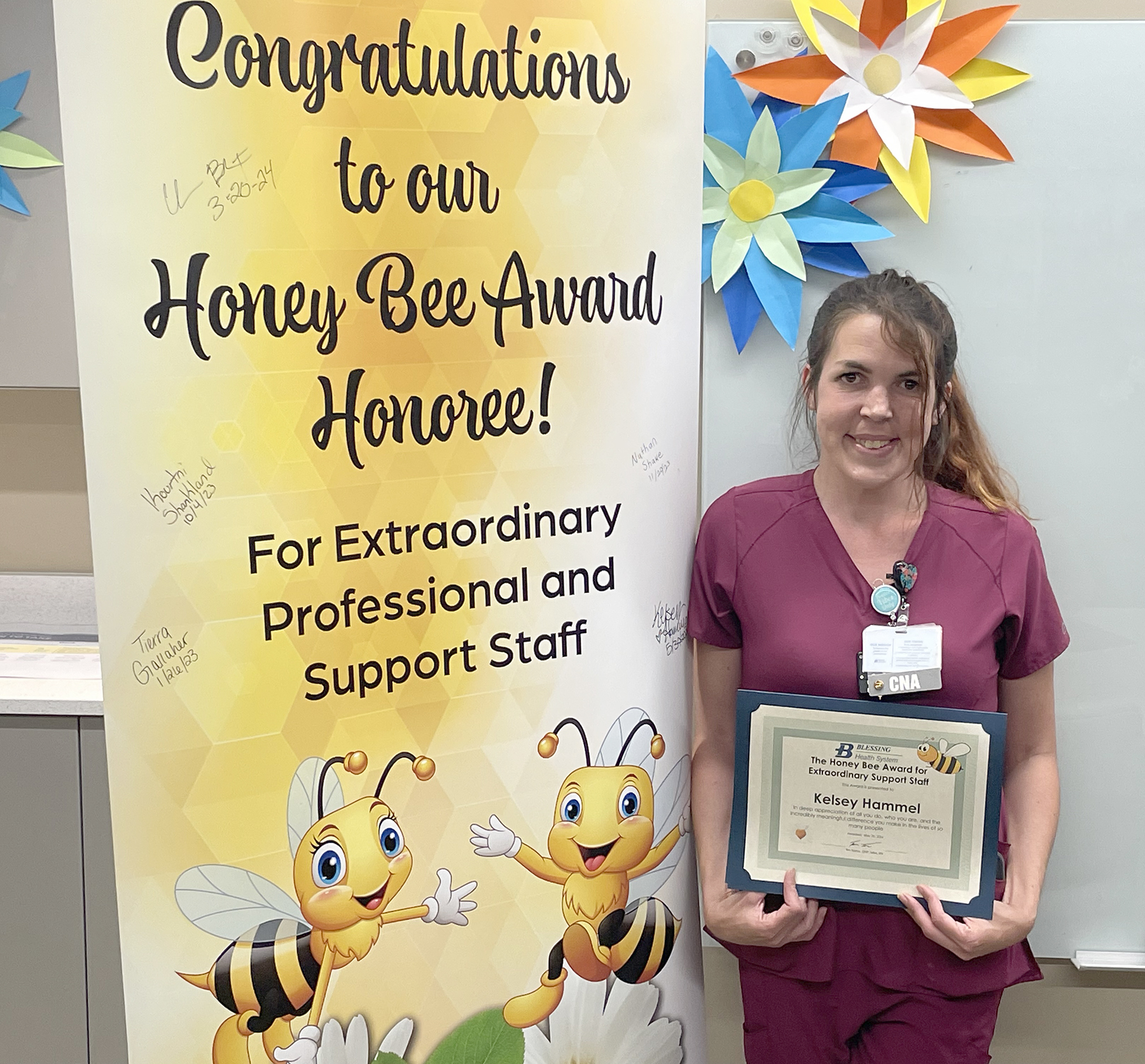 Kelsey Hammel, Blessing Hospital