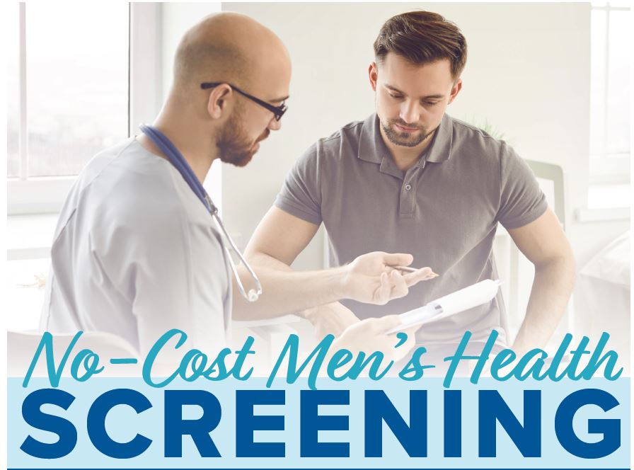 No cost mens health screening