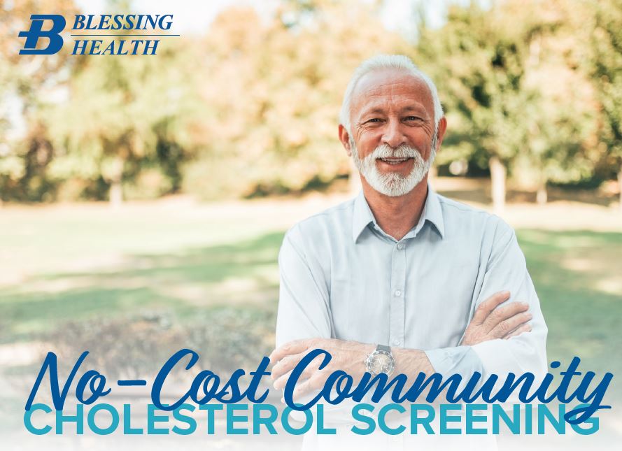 No cost Cholesterol screening Blessing Hospital