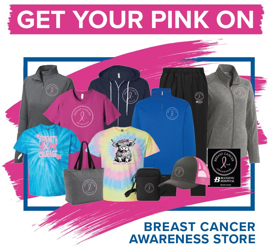 Blessing Hospital Breast Cancer Awareness Apparel Store