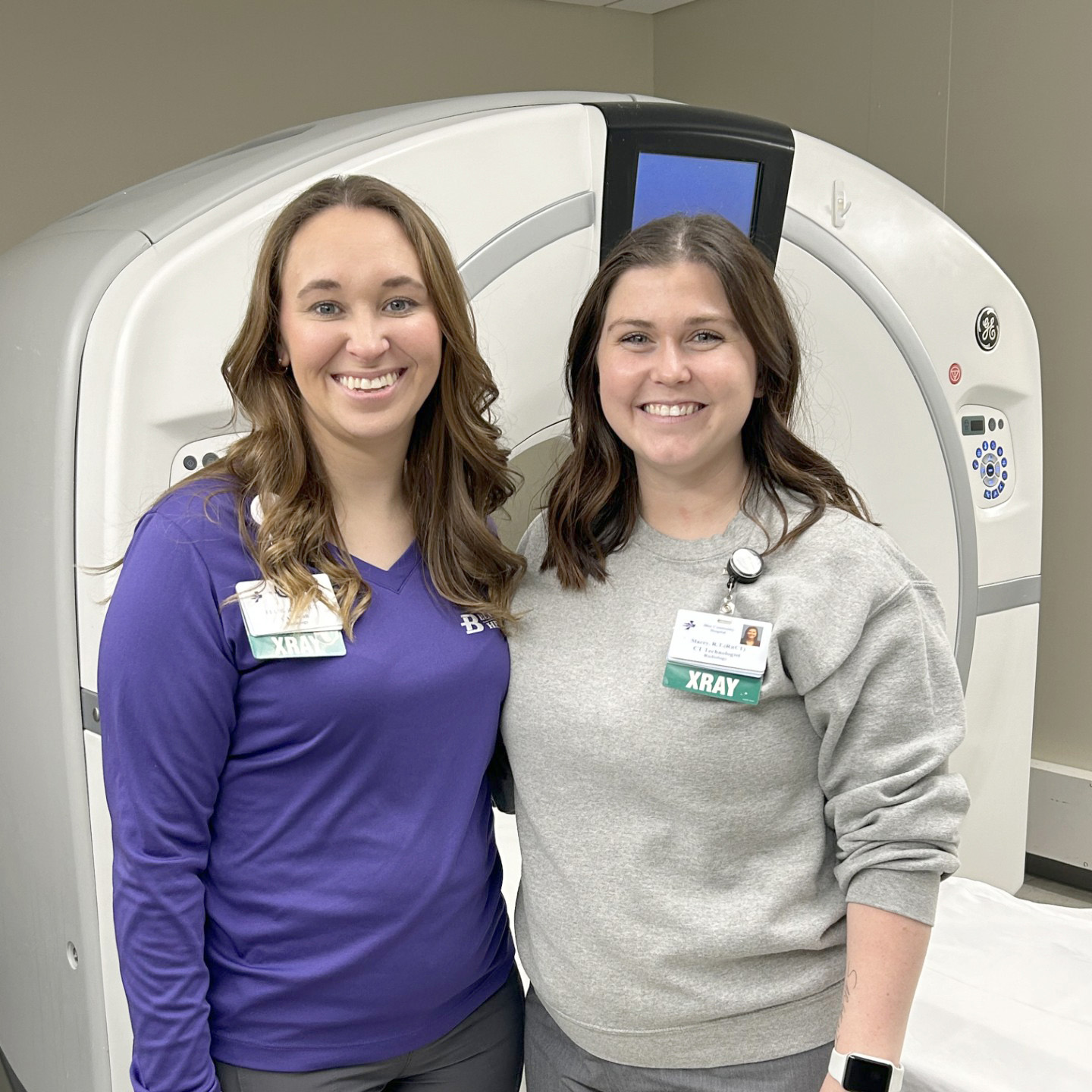 Illini Community Hospital Ellie Hull and Macey Mceuen