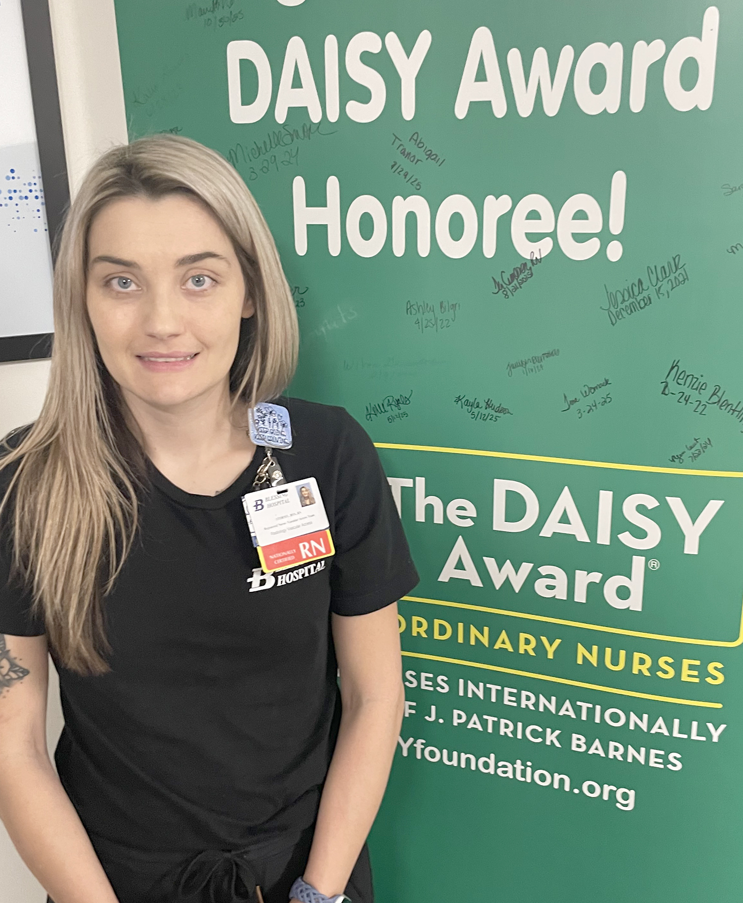 Stormy Leazer, RN, and a patient she cared for believed a higher power brought them together.