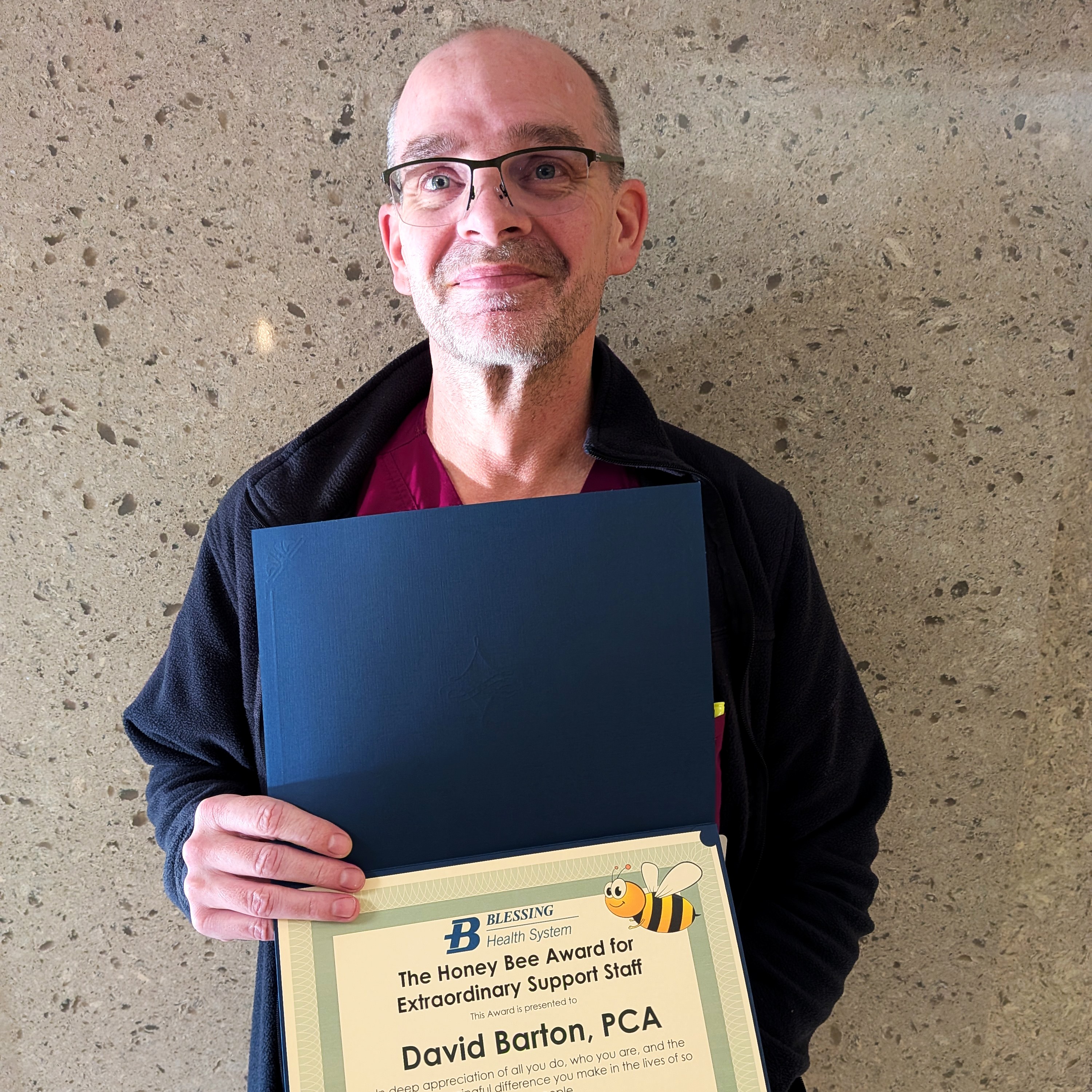 David Barton’s compassion created a moment they will never forget, earning David the May 2026 Honey Bee Award.