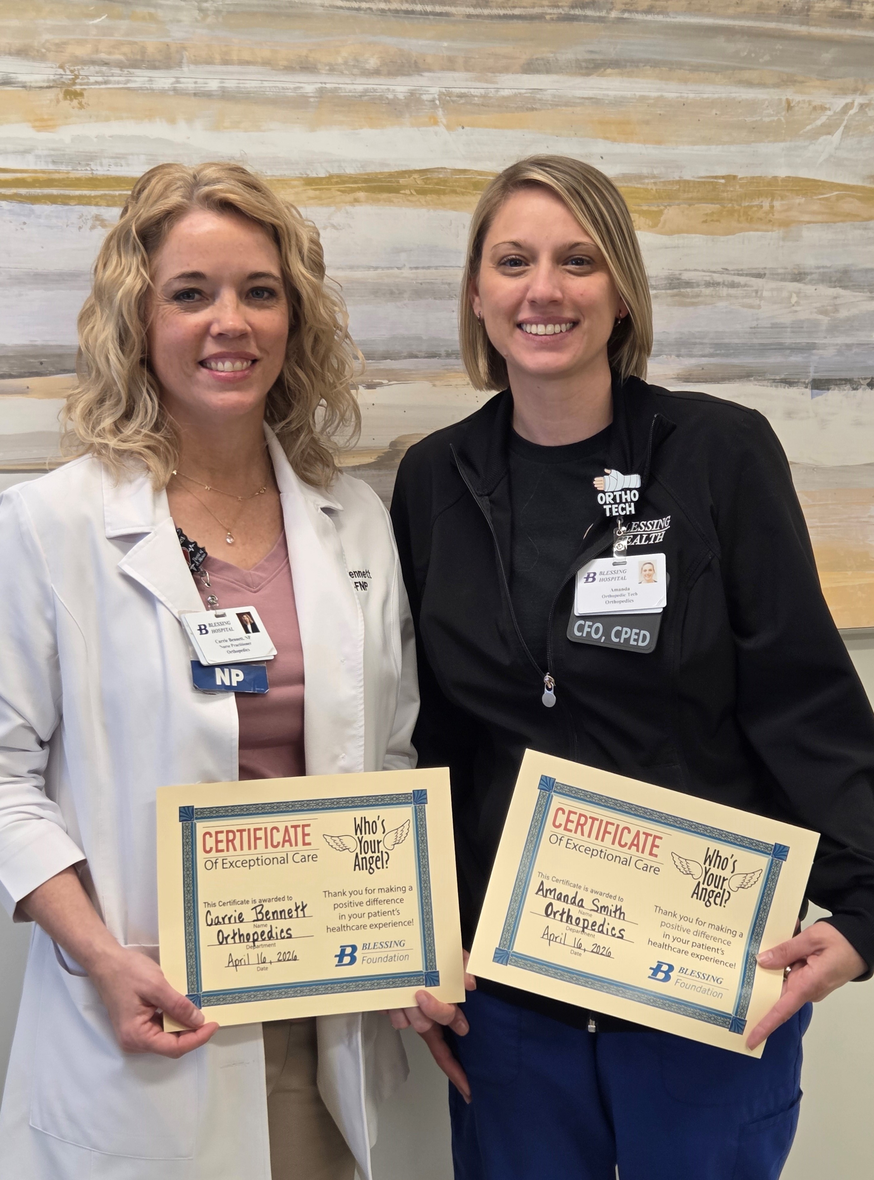 Carrie Bennett and Amanda Smith