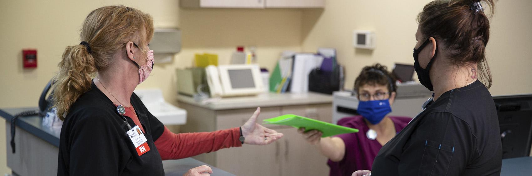 Nurses Talking
