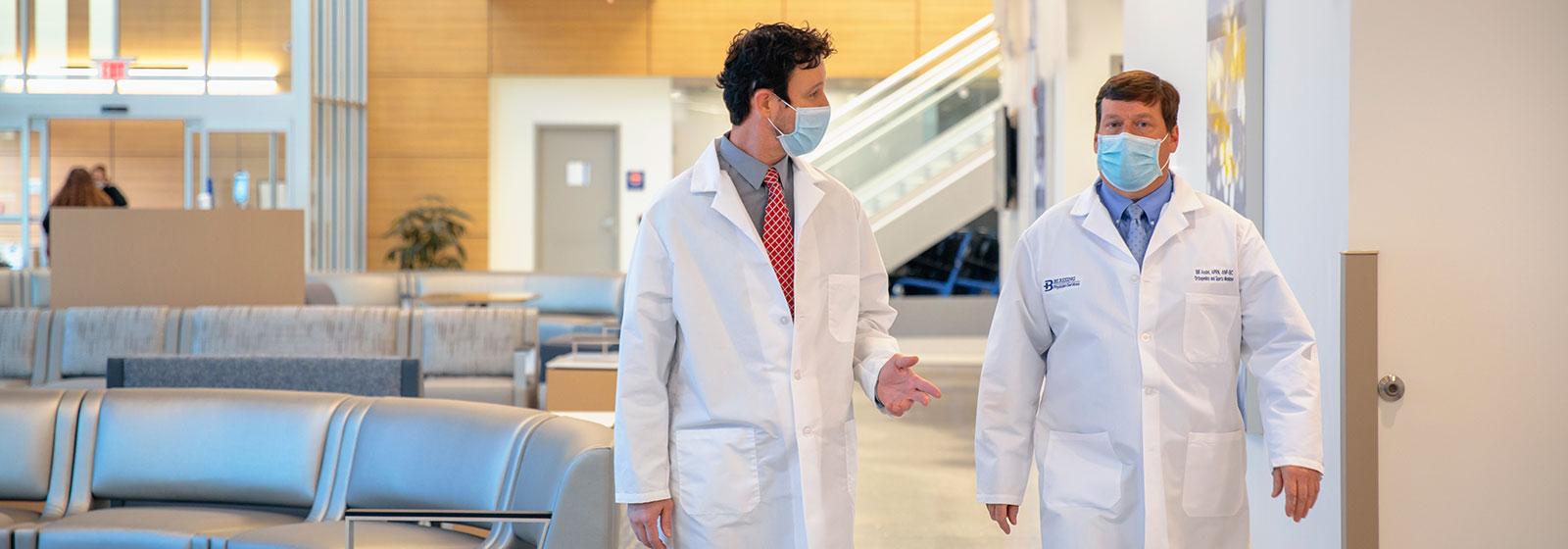 doctors talking