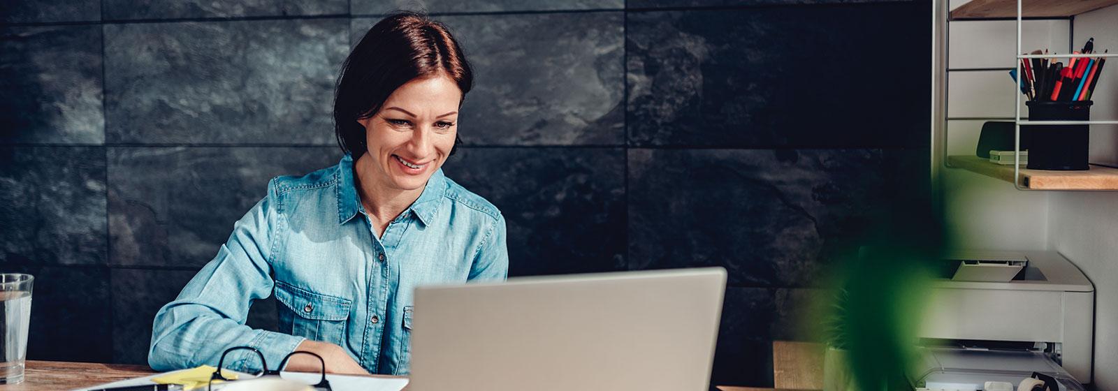 Woman on Laptop